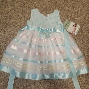 Girls 3T Bonnie Jean fancy spring DRESS NWT